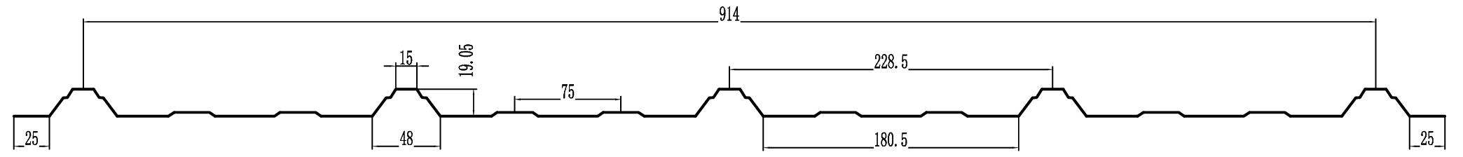 TerraCrest 100 technical drawing