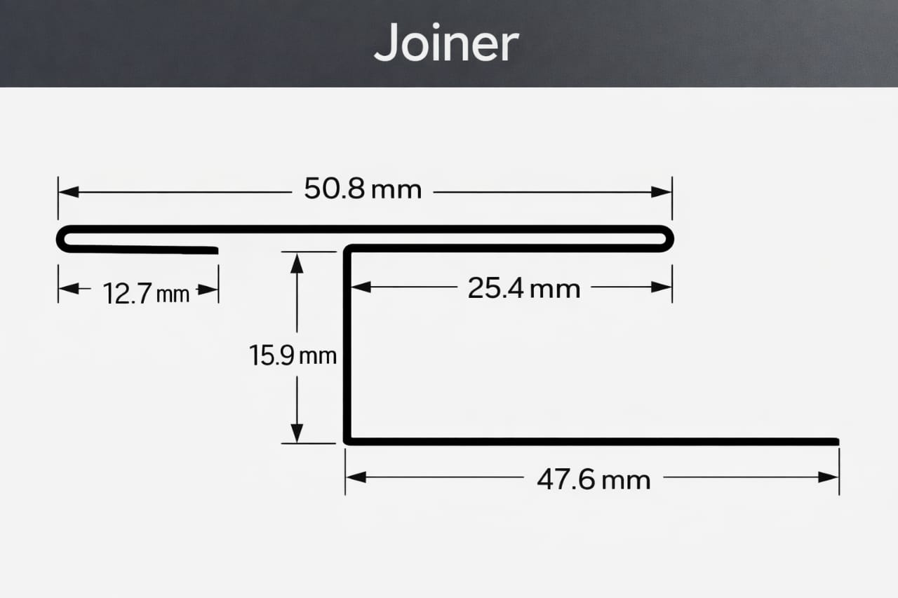 Panel Joiner technical drawing