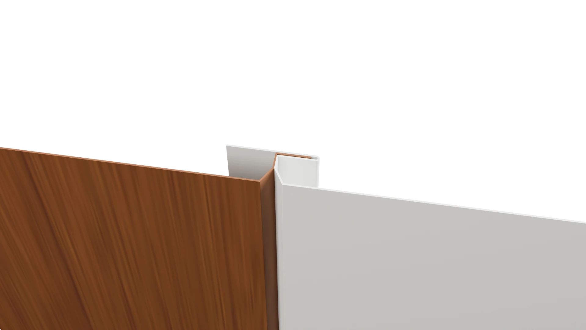 TerraGroove: Joint seated. Fixing edge concealed.