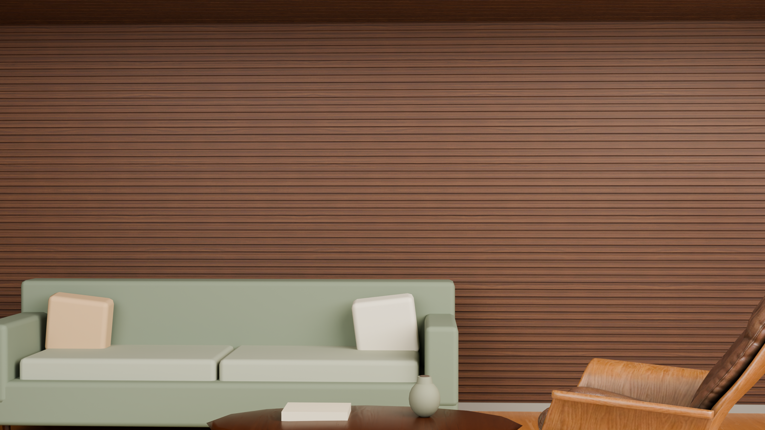 TerraClad 600: Furnished courtyard lounge concept