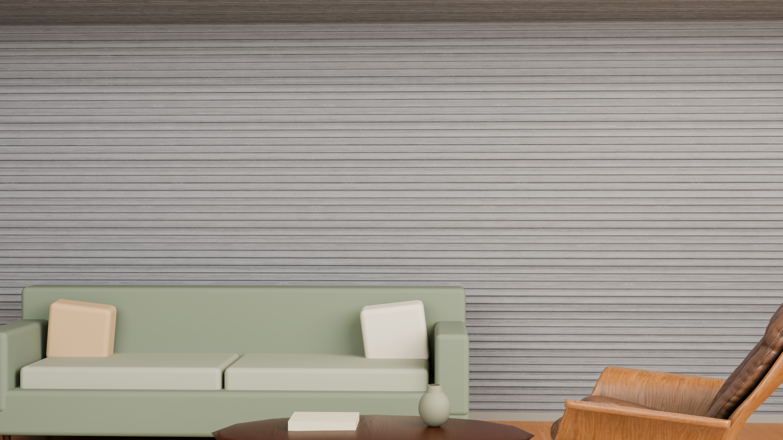 Barnboard on the furnished courtyard lounge concept