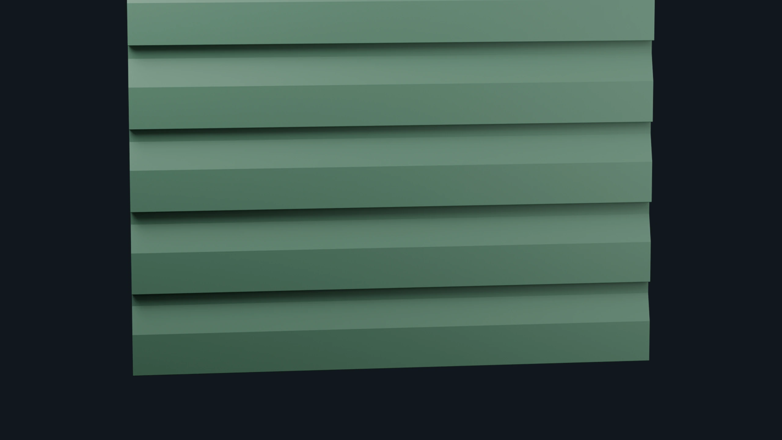 Hemlock Green on the same connected panel section